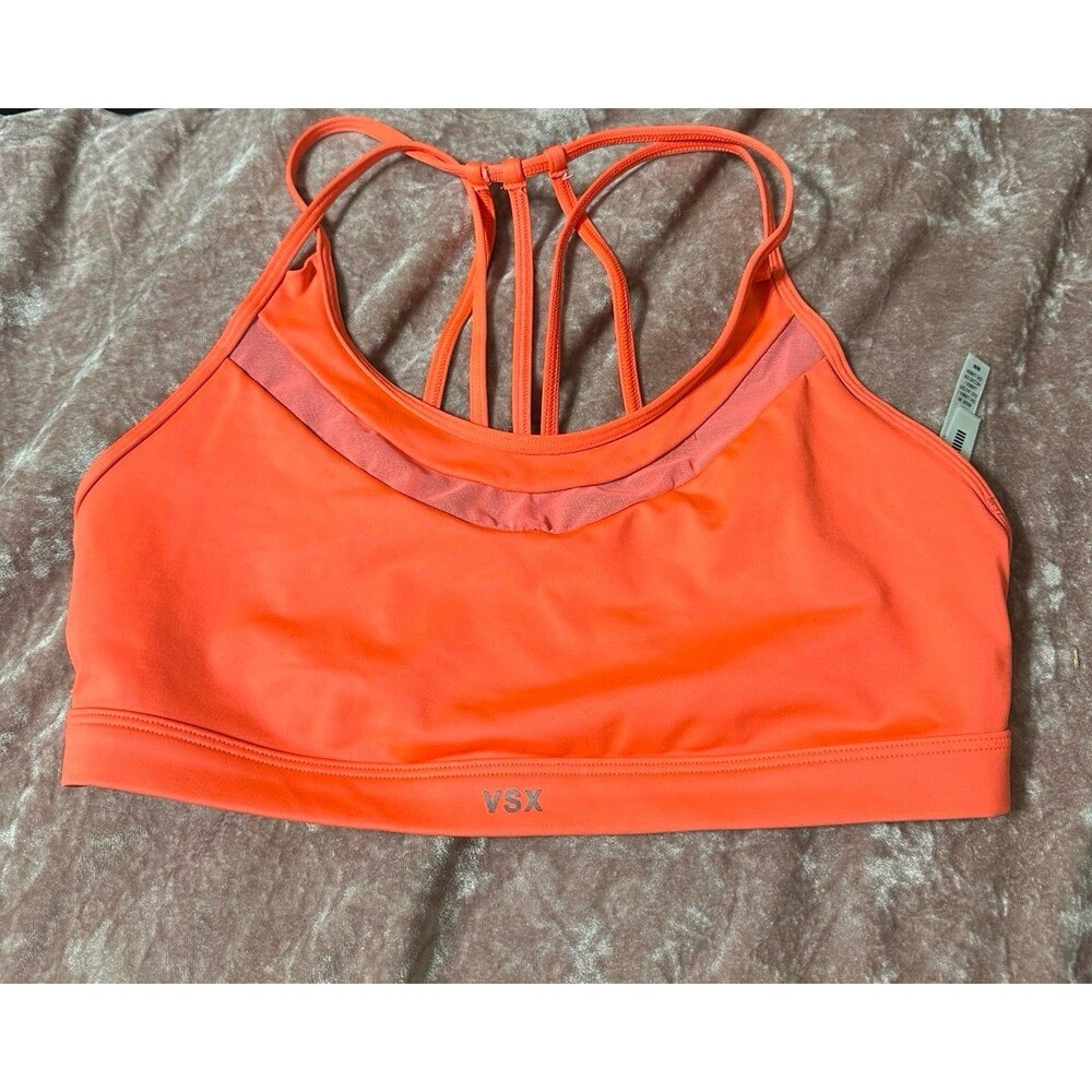 Vsx orange sports bra